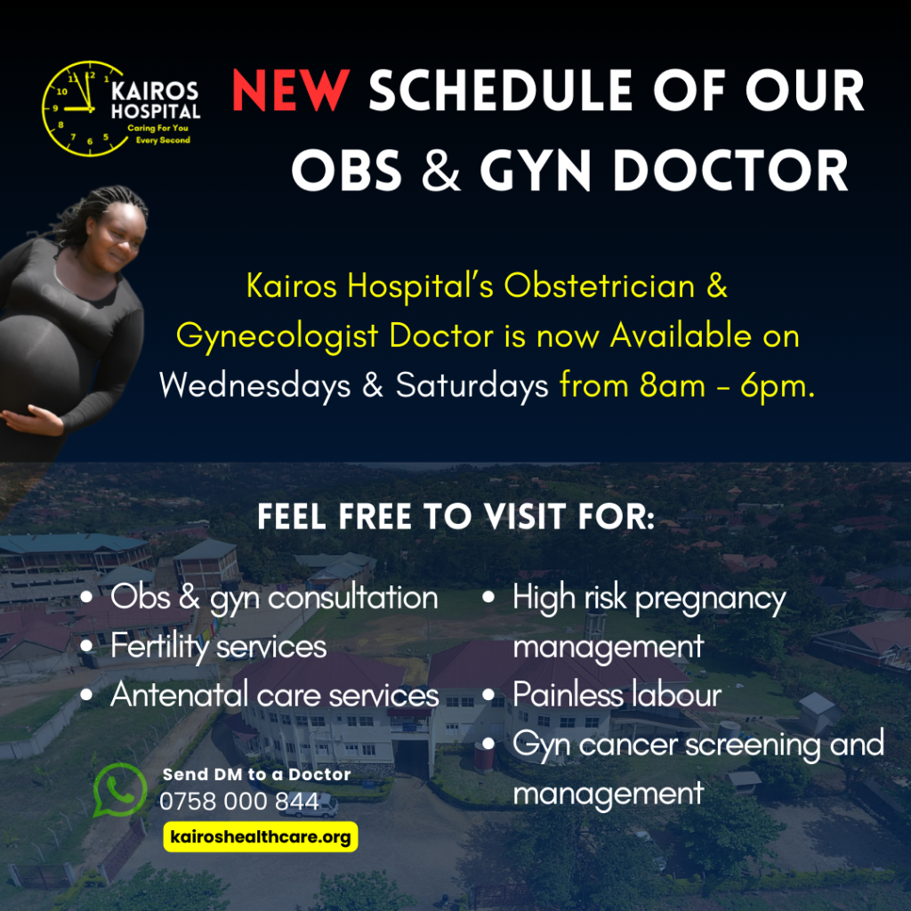 Schedule for Gyn Doctor at Kairos